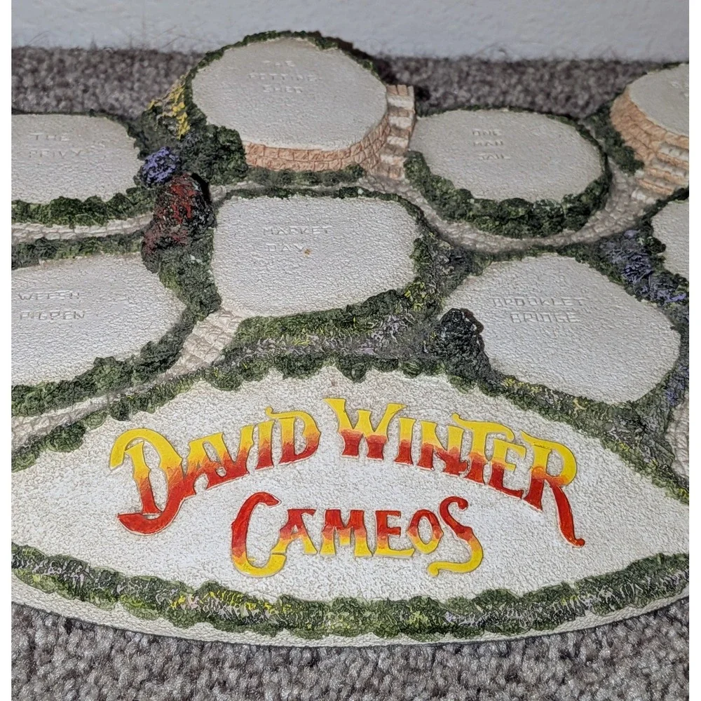 David Winter Cameos Diorama Collections Village House Display Great Britain 1991